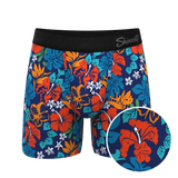 The Get Lei'd | Naughty Tropical Ball Hammock® Pouch Underwear - Shinesty - Flyclothing LLC