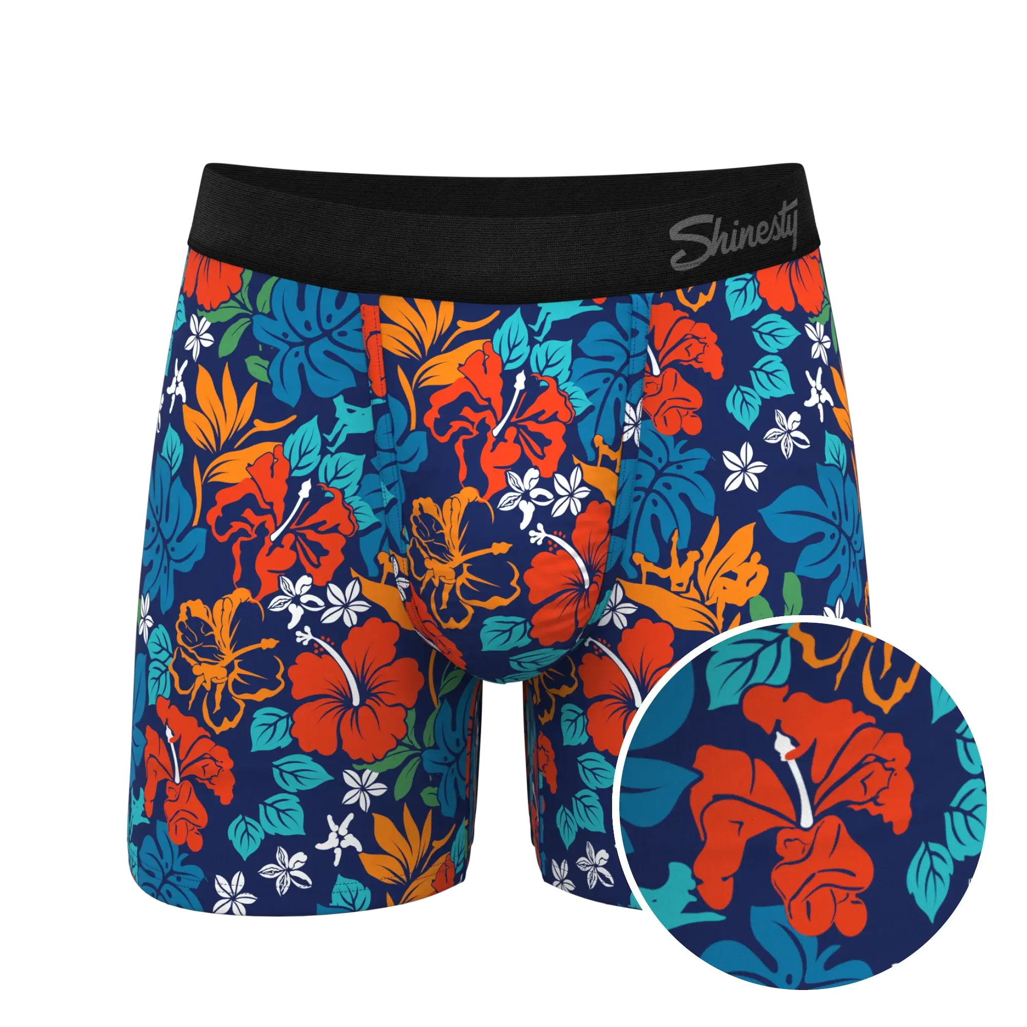 The Get Lei'd | Naughty Tropical Ball Hammock® Pouch Underwear - Shinesty - Flyclothing LLC