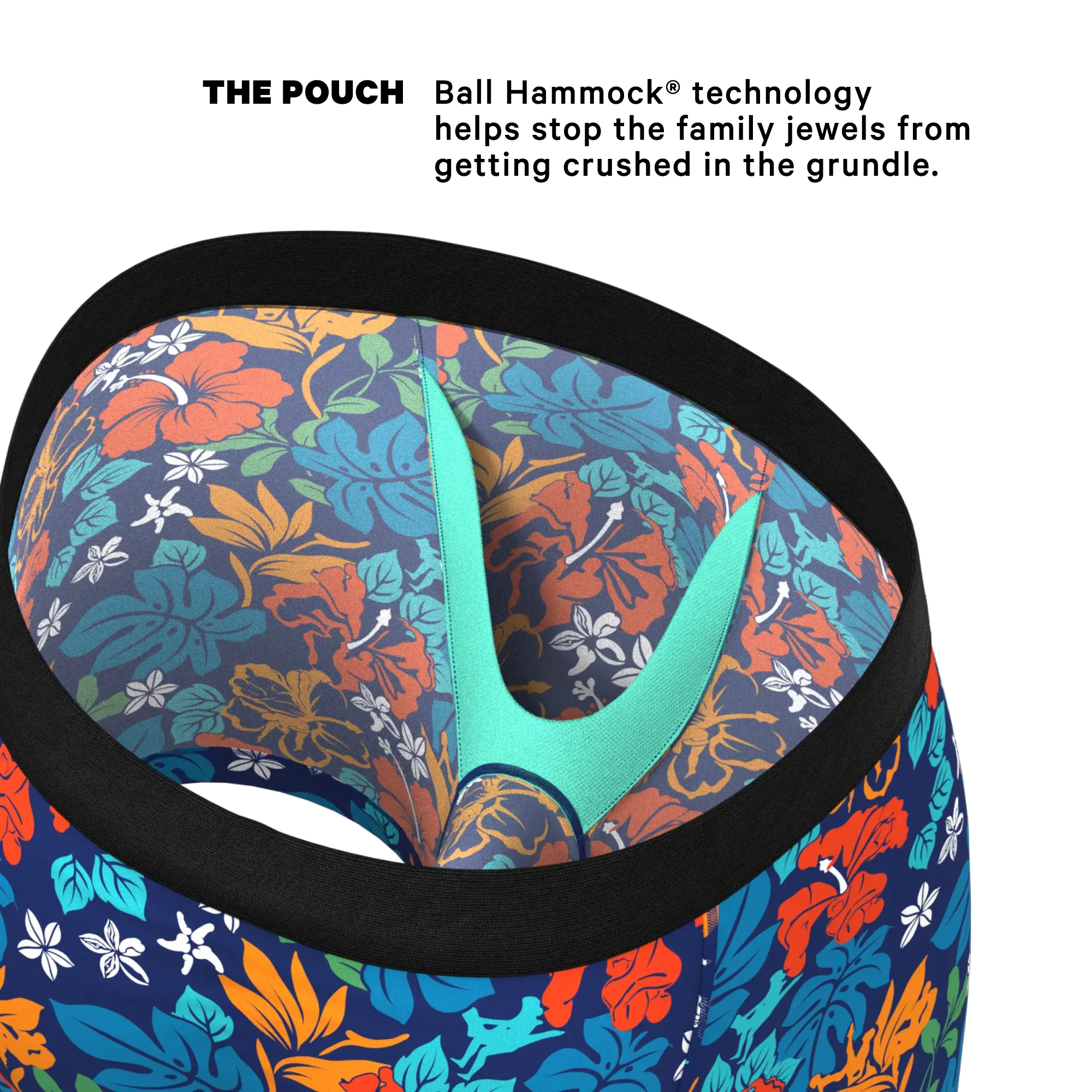 The Get Lei'd | Naughty Tropical Ball Hammock® Pouch Underwear - Shinesty - Flyclothing LLC