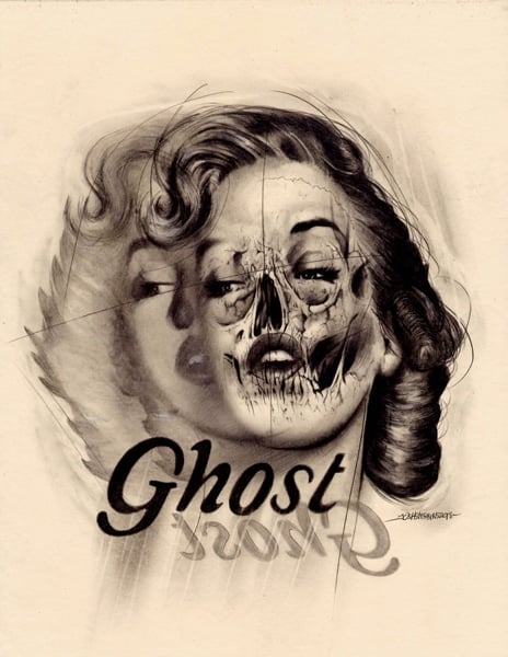 Black Market Art Company Ghost 2 Print