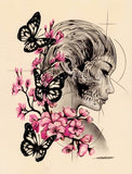 Black Market Art Company Ghost Blossom Print