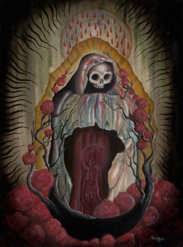 Black Market Art Company Ghost of Guadalupe Print