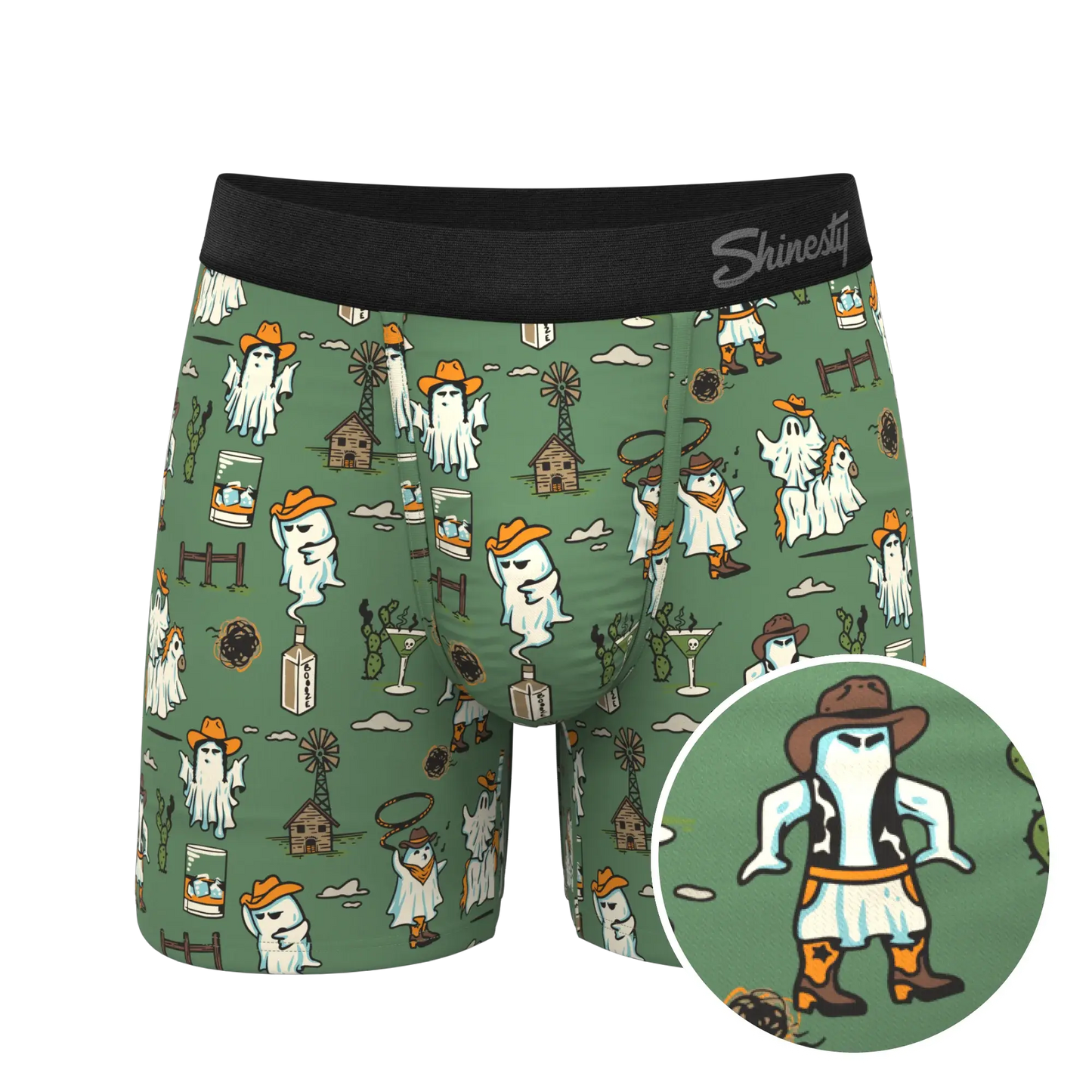 The Ghost Town | Western Ghost Ball Hammock® Pouch Underwear - Shinesty - Flyclothing LLC