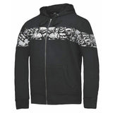 Ghost - Mens Reflective Skull Graphic Motorcycle Hoodie - Unik Just for Bikers - Flyclothing LLC