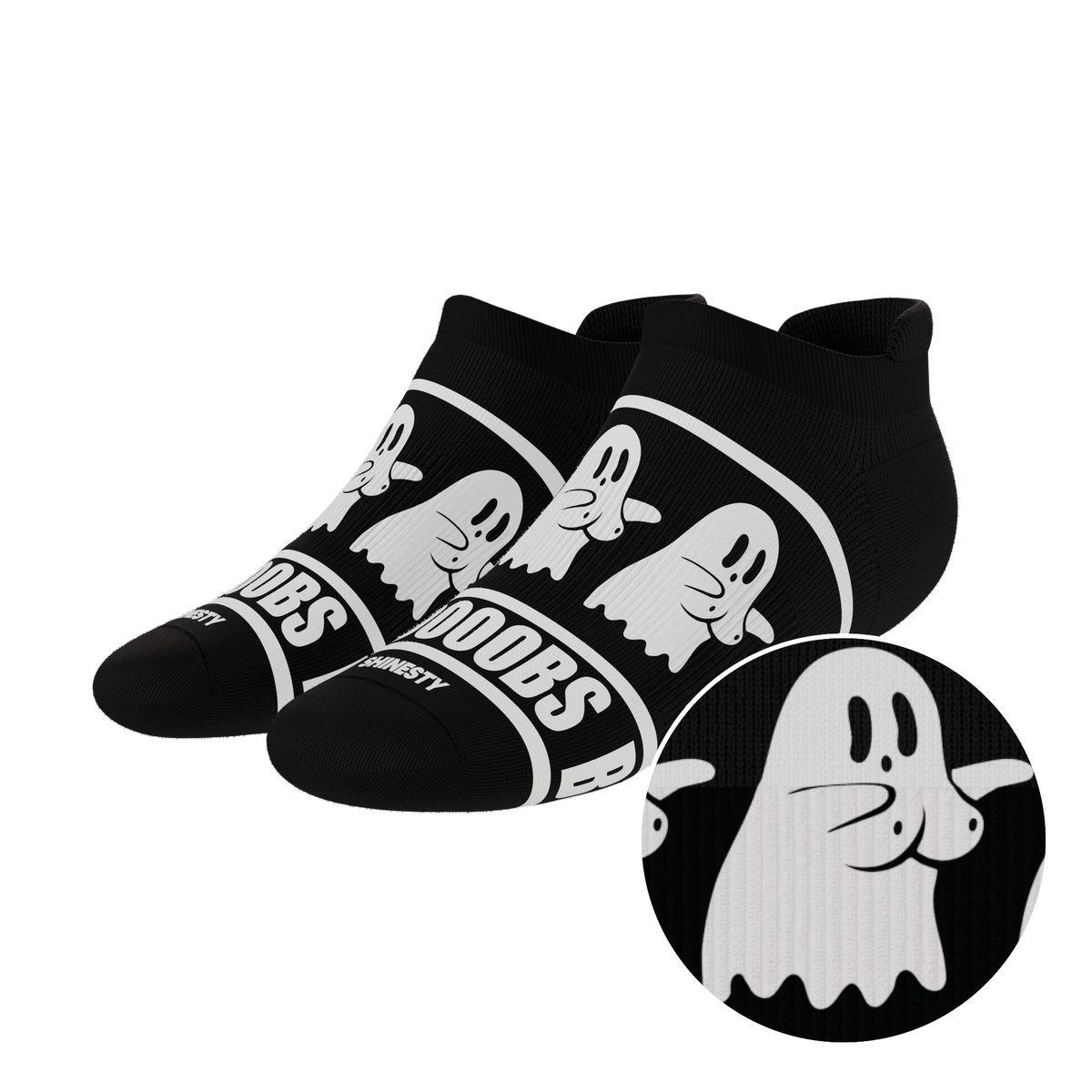 The Ghoul Next Door | Busty Ghost Heel Hammock™ Ankle Socks
