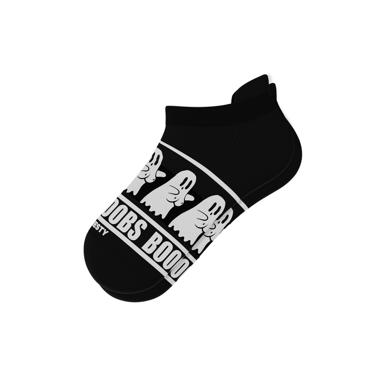 The Ghoul Next Door | Busty Ghost Heel Hammock™ Ankle Socks