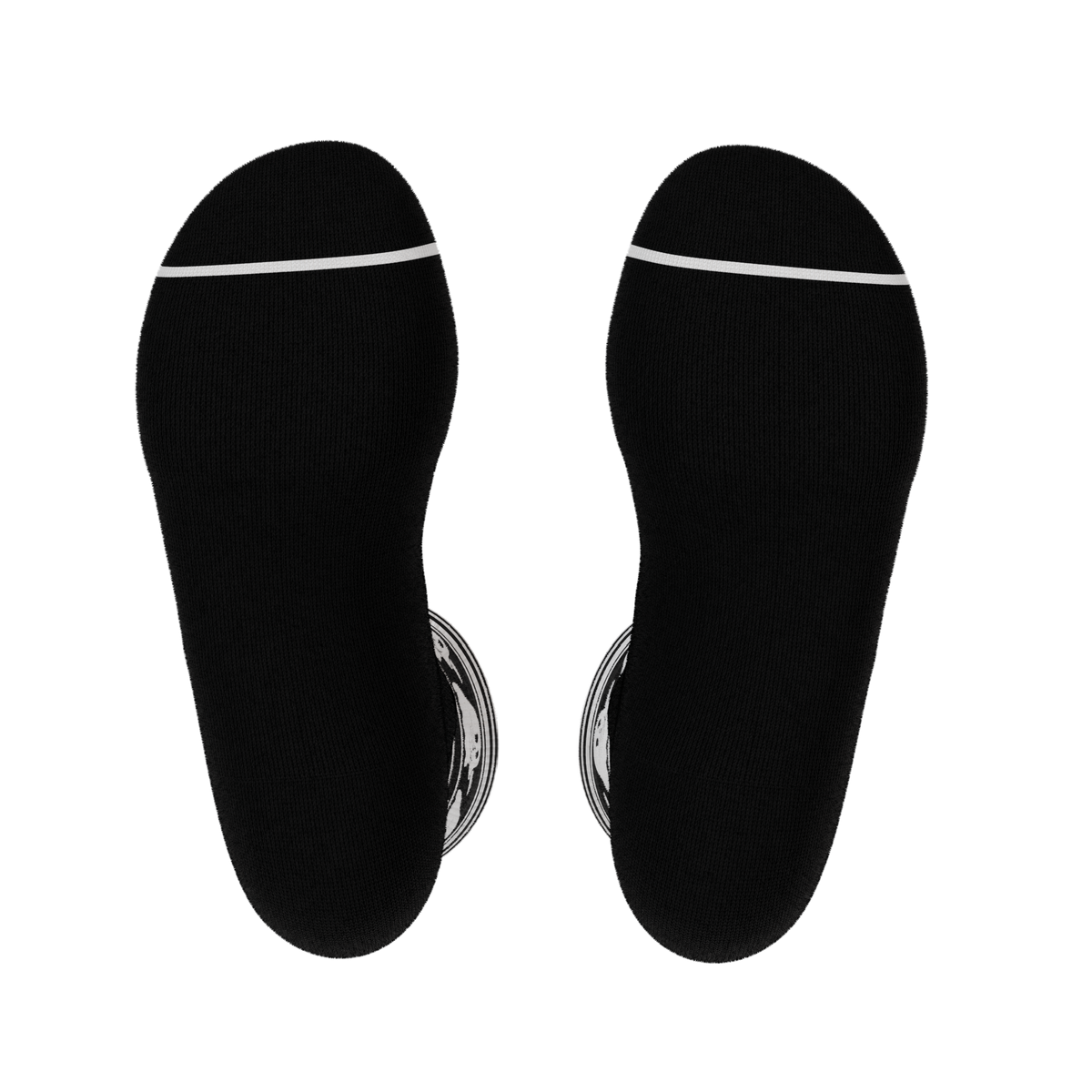 The Ghoul Next Door | Busty Ghost Heel Hammock™ Crew Socks