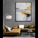 Canvas Print: "Gilded Flow" - Tailored Canvases - Flyclothing LLC