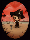 Black Market Art Company Ginger Pirate Print