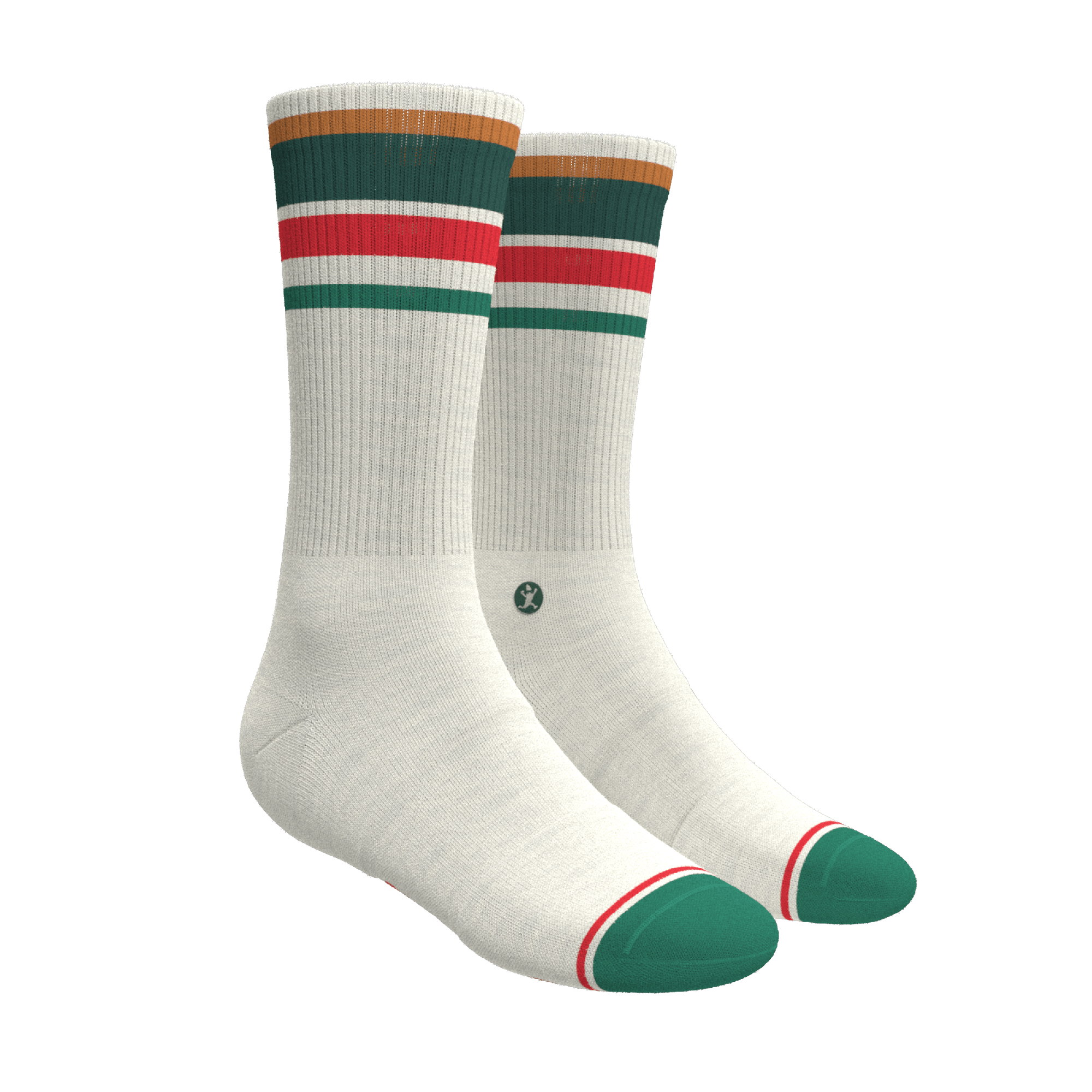 The Ginger Rail | Gingerbread Heel Hammock™ Crew Socks - Shinesty