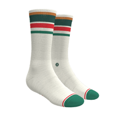 The Ginger Rail | Gingerbread Heel Hammock™ Crew Socks - Shinesty