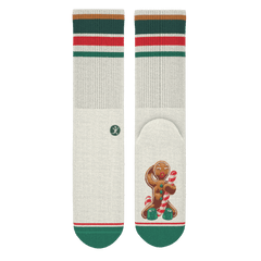 The Ginger Rail | Gingerbread Heel Hammock™ Crew Socks - Shinesty