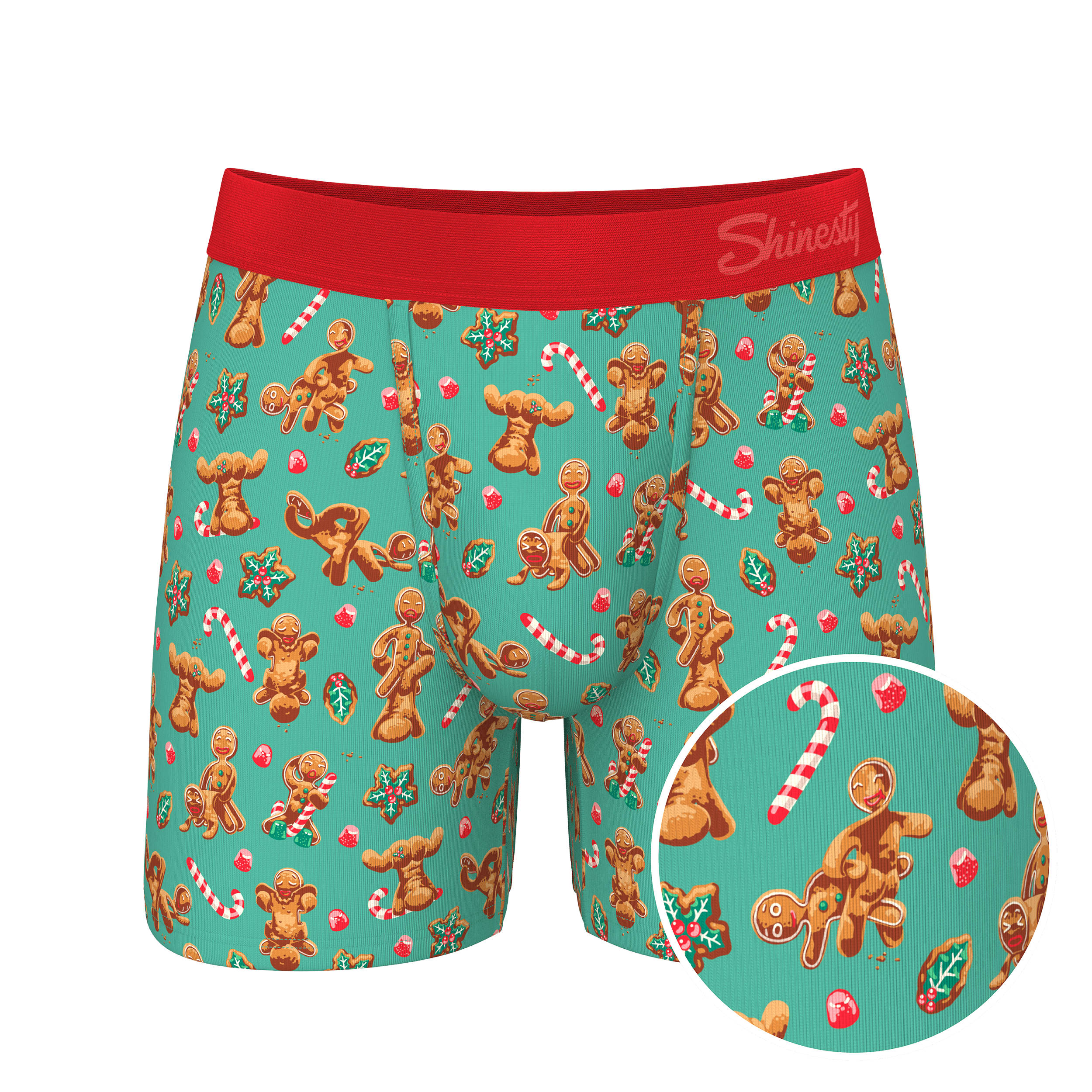 The Ginger Rail | Gingerbread Ball Hammock® Pouch Underwear - Shinesty