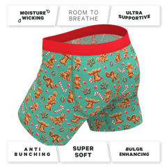 The Ginger Rail | Gingerbread Ball Hammock® Pouch Underwear - Shinesty
