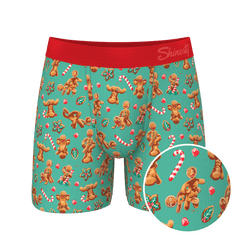 The Ginger Rail | Gingerbread Ball Hammock® Pouch Underwear - Shinesty