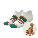 The Ginger Rail | Gingerbread Heel Hammock™ Ankle Socks - Shinesty - Flyclothing LLC