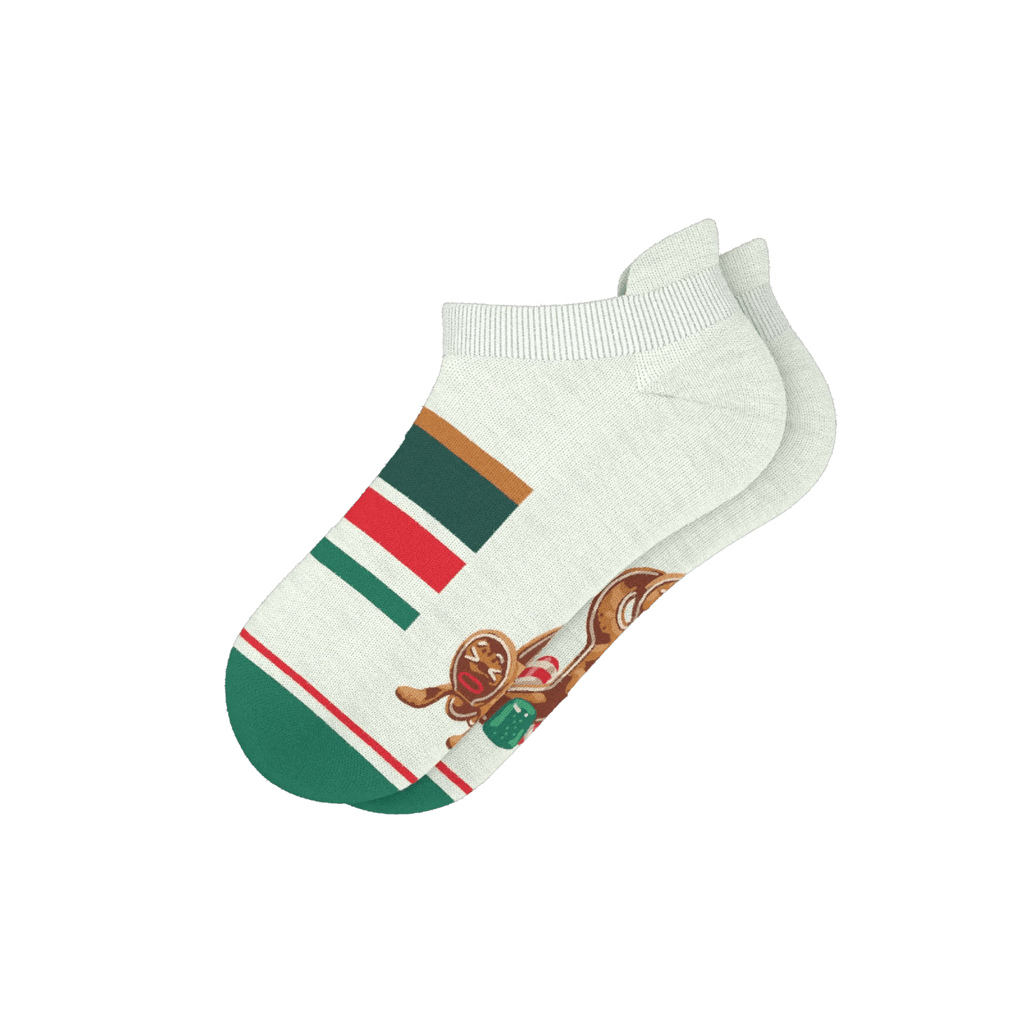 The Ginger Rail | Gingerbread Heel Hammock™ Ankle Socks - Shinesty - Flyclothing LLC