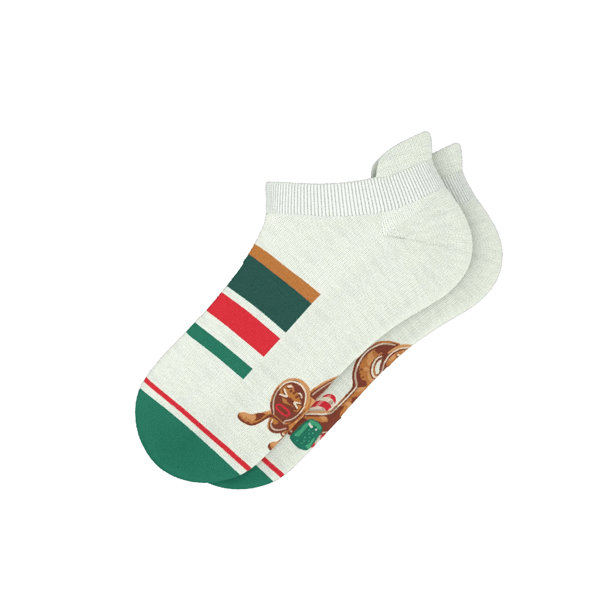 The Ginger Rail | Gingerbread Heel Hammock™ Ankle Socks - Shinesty - Flyclothing LLC