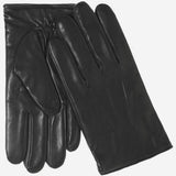 Giovanni (black) - Classic Italian lambskin leather gloves with cashmere lining & touchscreen feature