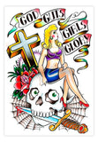 Black Market Art Company Girls Glory Print