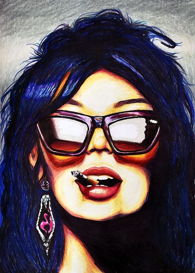 Black Market Art Company Glam Girl Print