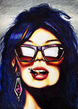 Black Market Art Company Glam Girl Print