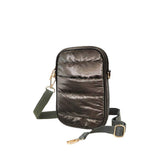 Glossy Puffer Rectangle Crossbody Bag - Madeline Love - Flyclothing LLC