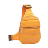 Glossy Solid Puffer Mini Sling Bag - Madeline Love - Flyclothing LLC
