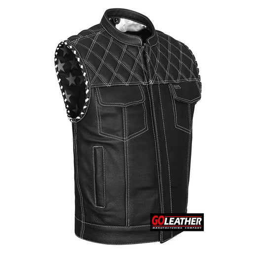 Savage - Black and White USA Flag Liner - GoLeather - Flyclothing LLC