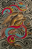 Black Market Art Company Godfrey Eagle Print
