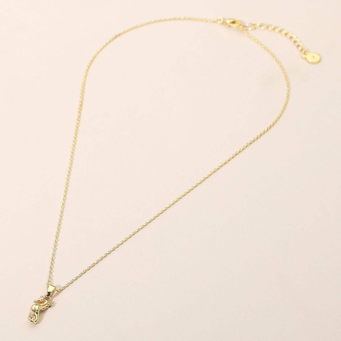 14K Gold Dipped CZ Stone Paved Festive Bell Pendant Necklace - Madeline Love - Flyclothing LLC