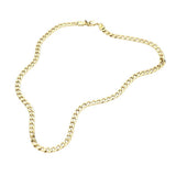 16 INCH, 5mm Stainless Steel Cuban Chain Necklace - Madeline Love - Flyclothing LLC