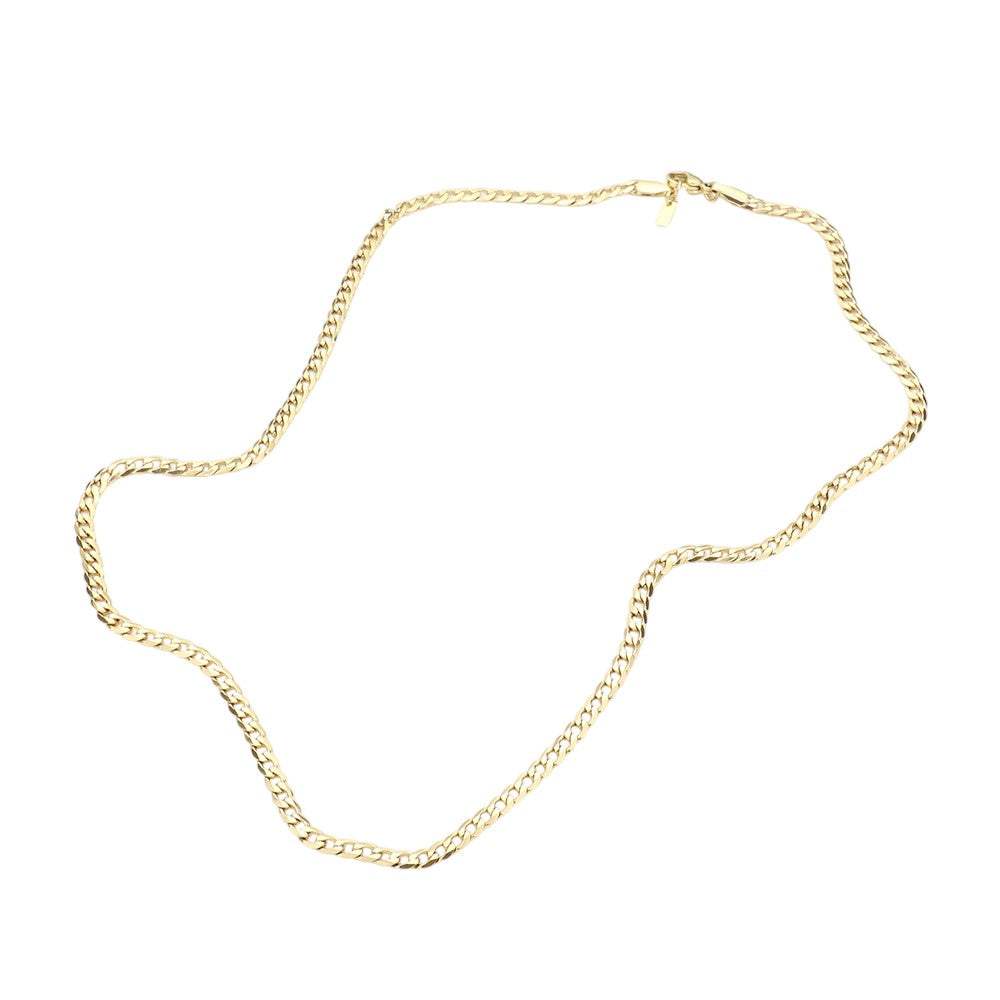 18 INCH, 4mm Stainless Steel Diamond Cut Cuban Chain Necklace - Madeline Love - Flyclothing LLC