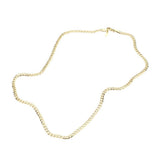 18 INCH, 4mm Stainless Steel Diamond Cut Cuban Chain Necklace - Madeline Love - Flyclothing LLC