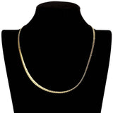 18 INCH, 5mm Stainless Steel Metal Chain Necklace - Madeline Love - Flyclothing LLC