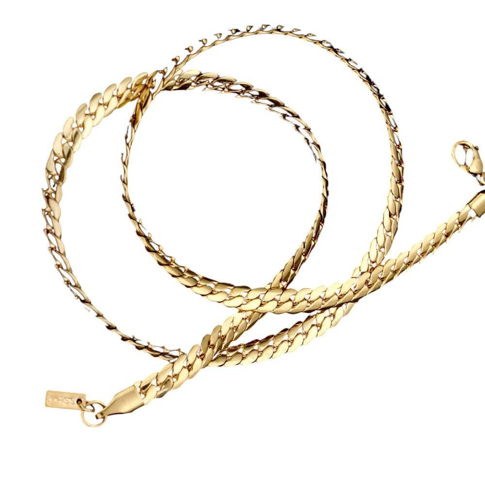 18 INCH, 5mm Stainless Steel Metal Chain Necklace - Madeline Love - Flyclothing LLC