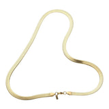 20 Inch, 6mm Stainless Steel Herringbone Chain Necklace - Madeline Love - Flyclothing LLC