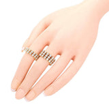 2PCS Rhinestone Stretch Rings - Madeline Love - Flyclothing LLC