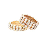 2PCS Rhinestone Stretch Rings - Madeline Love - Flyclothing LLC