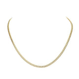 6 Diamond Cut Stainless Steel 18 Inch 4mm Cuban Chain Necklace - Madeline Love - Flyclothing LLC