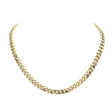 6 Diamond Cut Stainless Steel 18 Inch 8mm Cuban Chain Necklace - Madeline Love - Flyclothing LLC