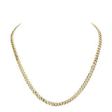 6 Diamond Cut Stainless Steel 20 Inch 6.2mm Cuban Chain Necklace - Madeline Love - Flyclothing LLC