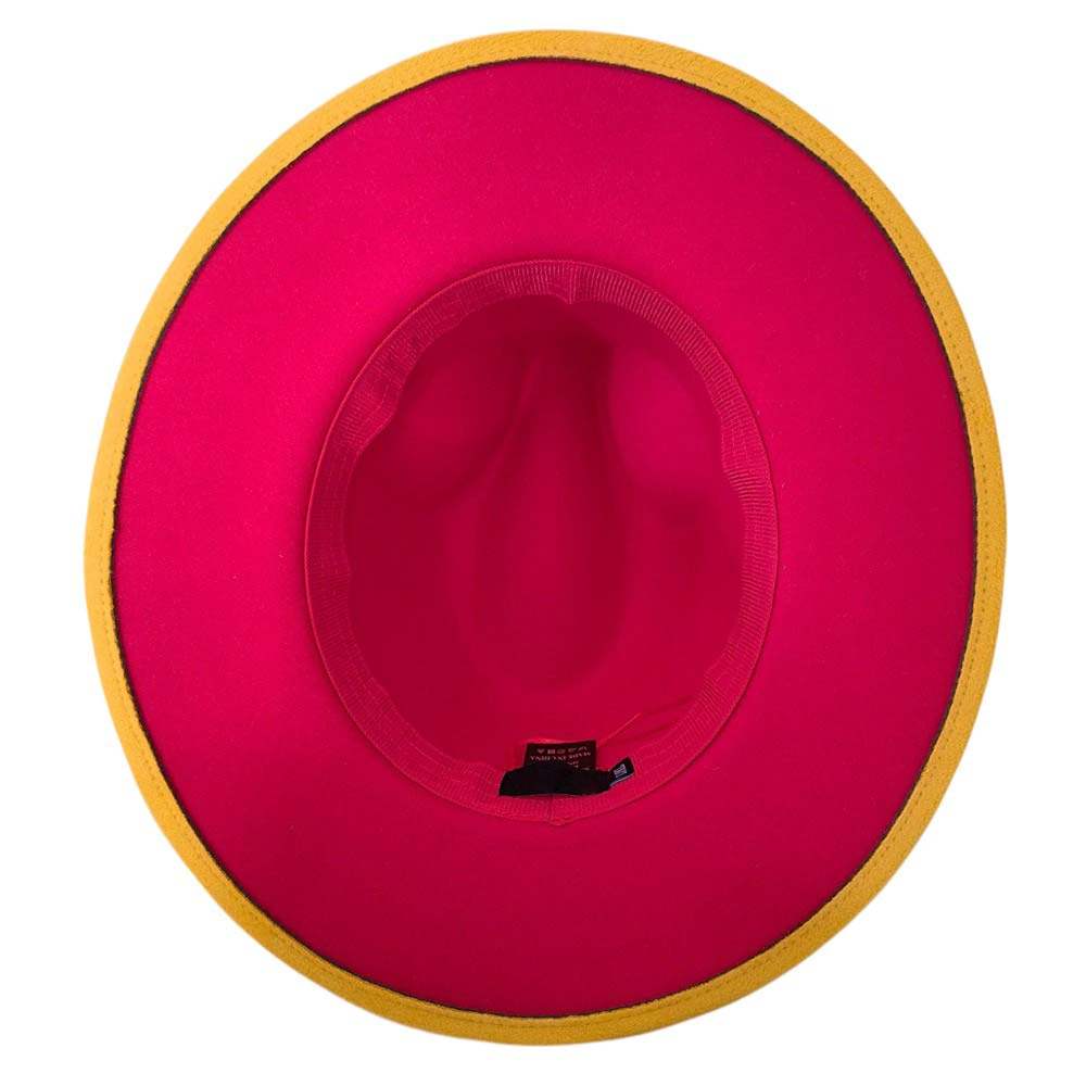 Belt Band Pointed Fedora Hat - Madeline Love - Flyclothing LLC