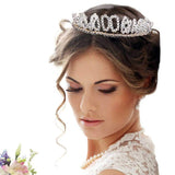 Bicone Beaded Bun Wrap Headpiece Necklace - Madeline Love - Flyclothing LLC