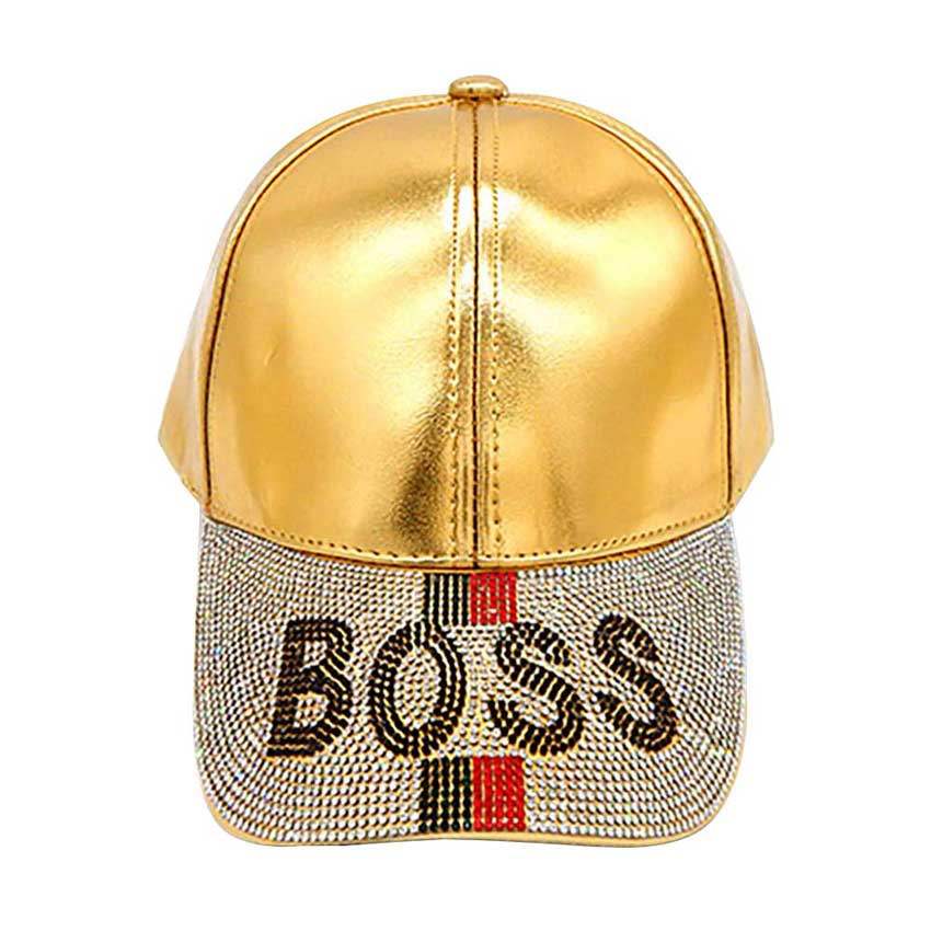 Bling Boss Message Baseball Cap - Madeline Love - Flyclothing LLC