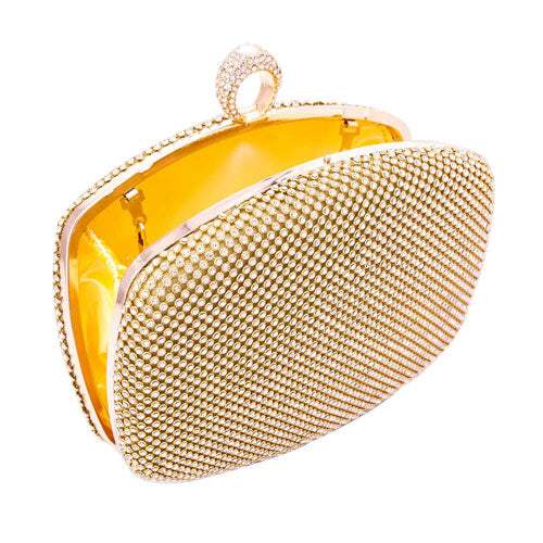 Bling Evening Clutch Crossbody Bag - Madeline Love - Flyclothing LLC