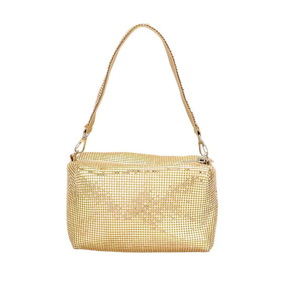Bling Rectangle Tote Crossbody Bag - Madeline Love - Flyclothing LLC