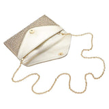 Bling Stone Studded Flap Envelop Evening Clutch Bag / Crossbody Bag - Madeline Love - Flyclothing LLC
