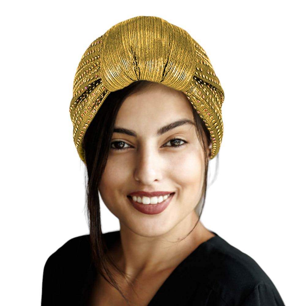 Bling Turban Hat - Madeline Love - Flyclothing LLC