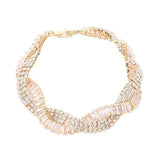 Braided CZ Evening Bracelet - Madeline Love - Flyclothing LLC